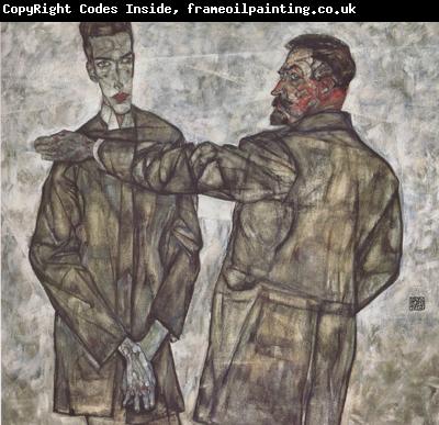Egon Schiele Double Portratit (mk12)